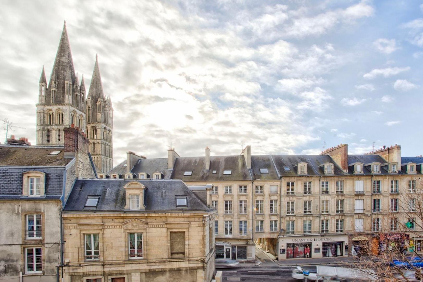 Apartamento La Casa Bella — Parking Prive & Vue Sur L'Abbaye Caen Exterior foto