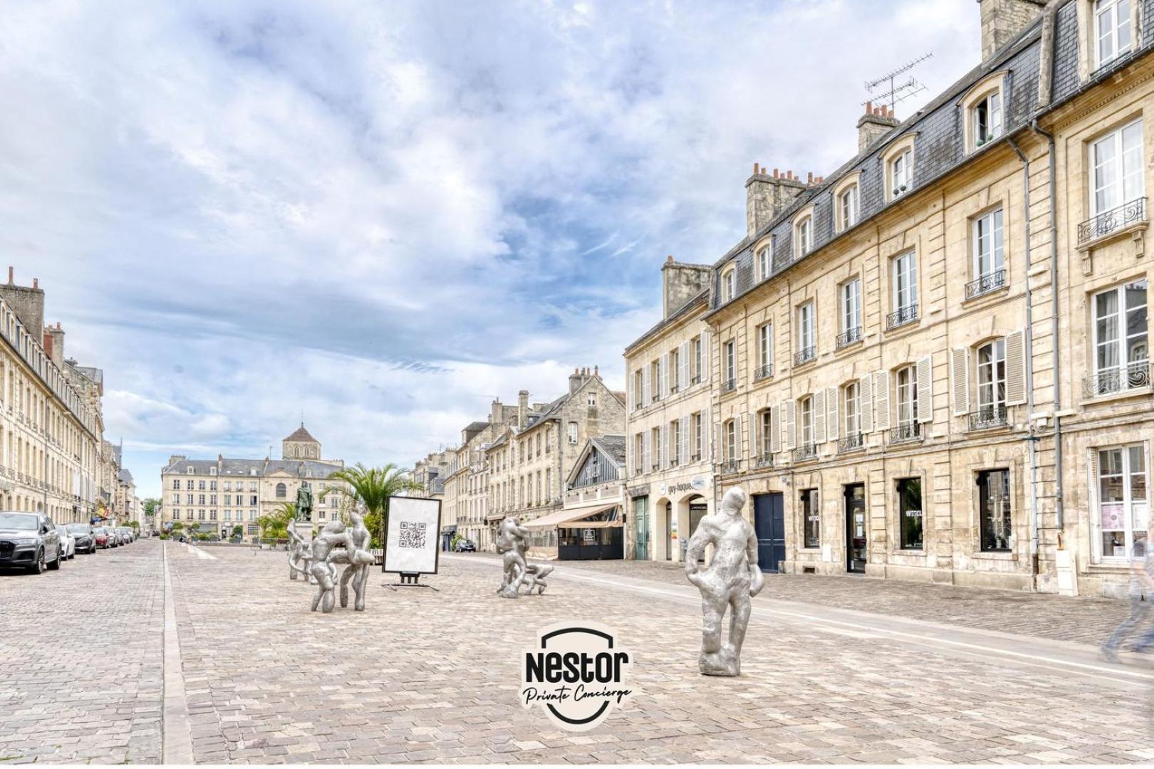 Apartamento La Casa Bella — Parking Prive & Vue Sur L'Abbaye Caen Exterior foto