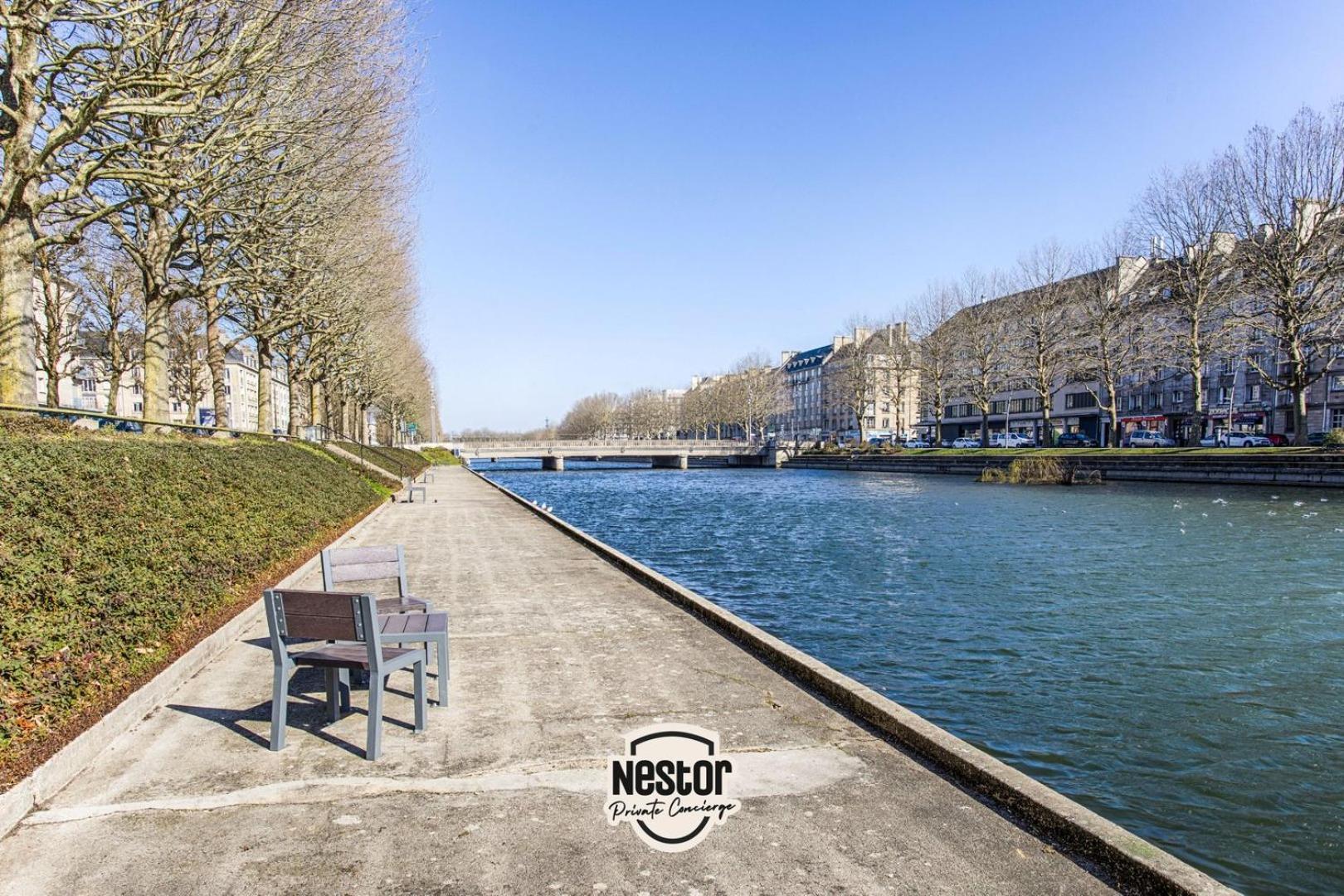 Apartamento La Casa Bella — Parking Prive & Vue Sur L'Abbaye Caen Exterior foto